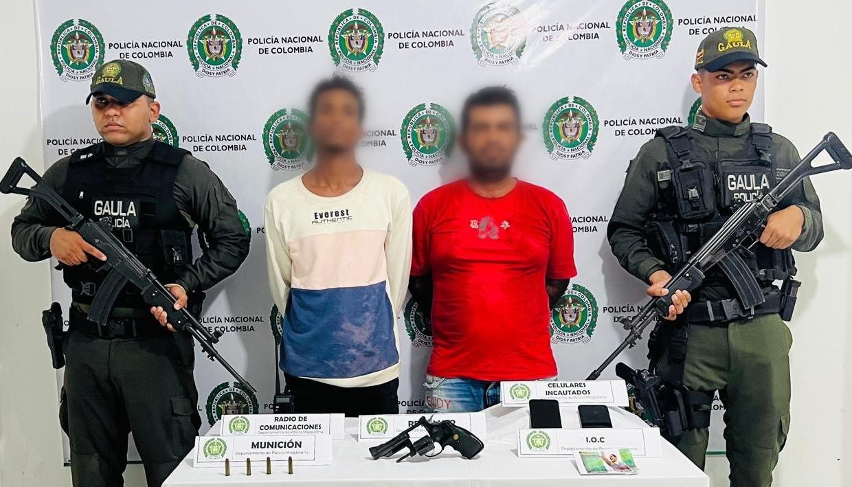 Capturados en jurisdicción del municipio de Plato. 