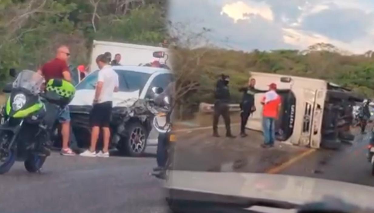 Zona del accidente.