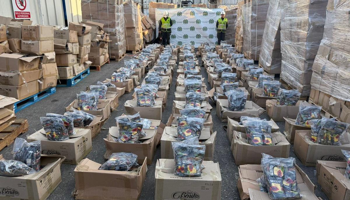 Cocaína Incautada.