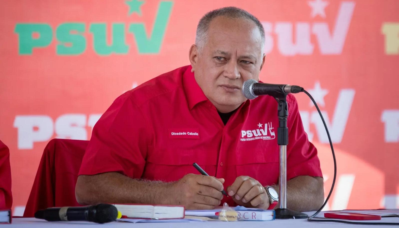 Diosdado Cabello, Ministro del Interior de Venezuela.