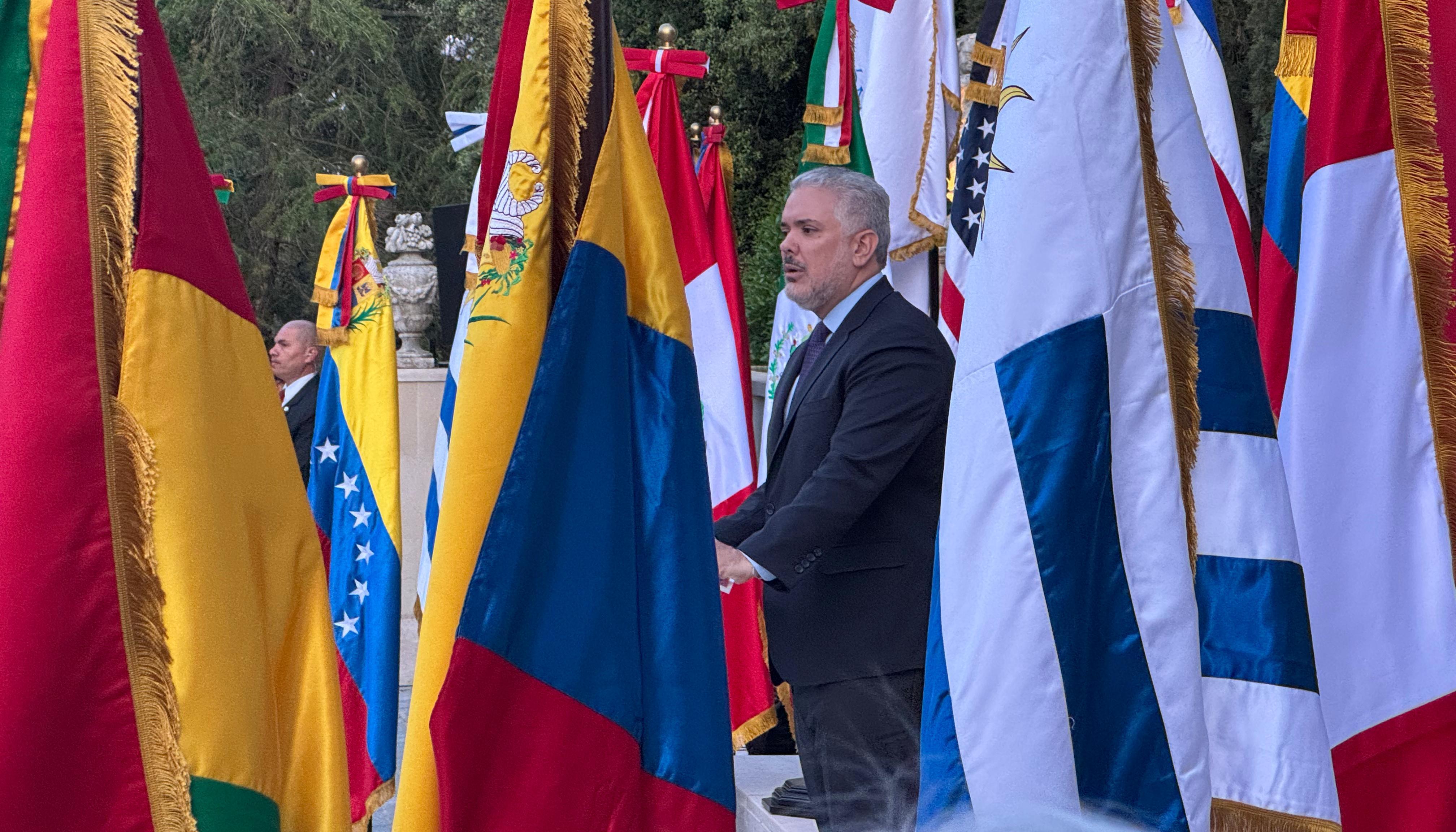 El expresidente Iván Duque.