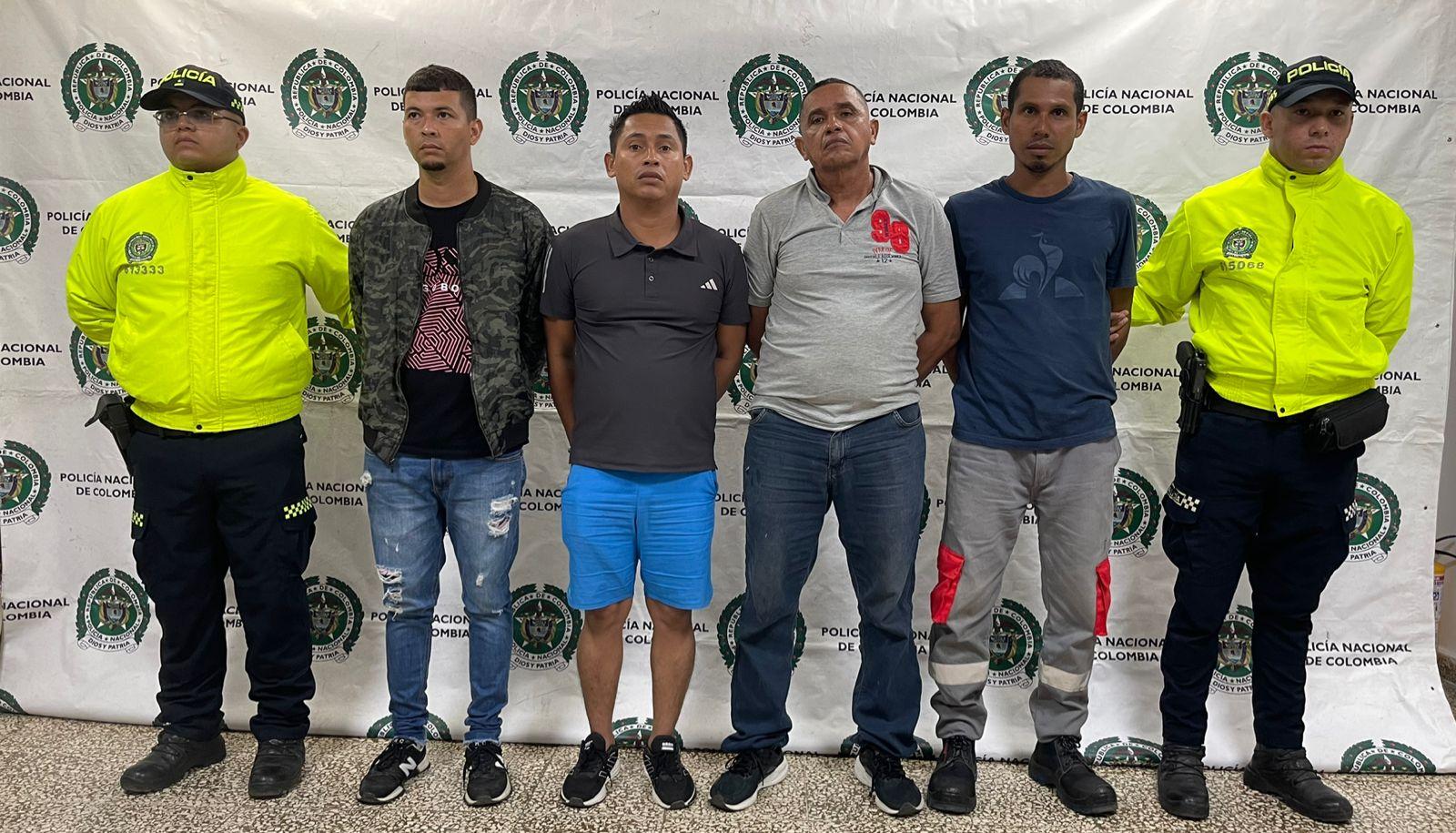 Personas capturadas.