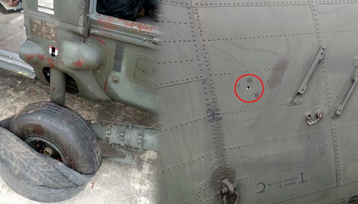 Helicóptero del Ejército fue atacado con disparos en el departamento del Nariño.