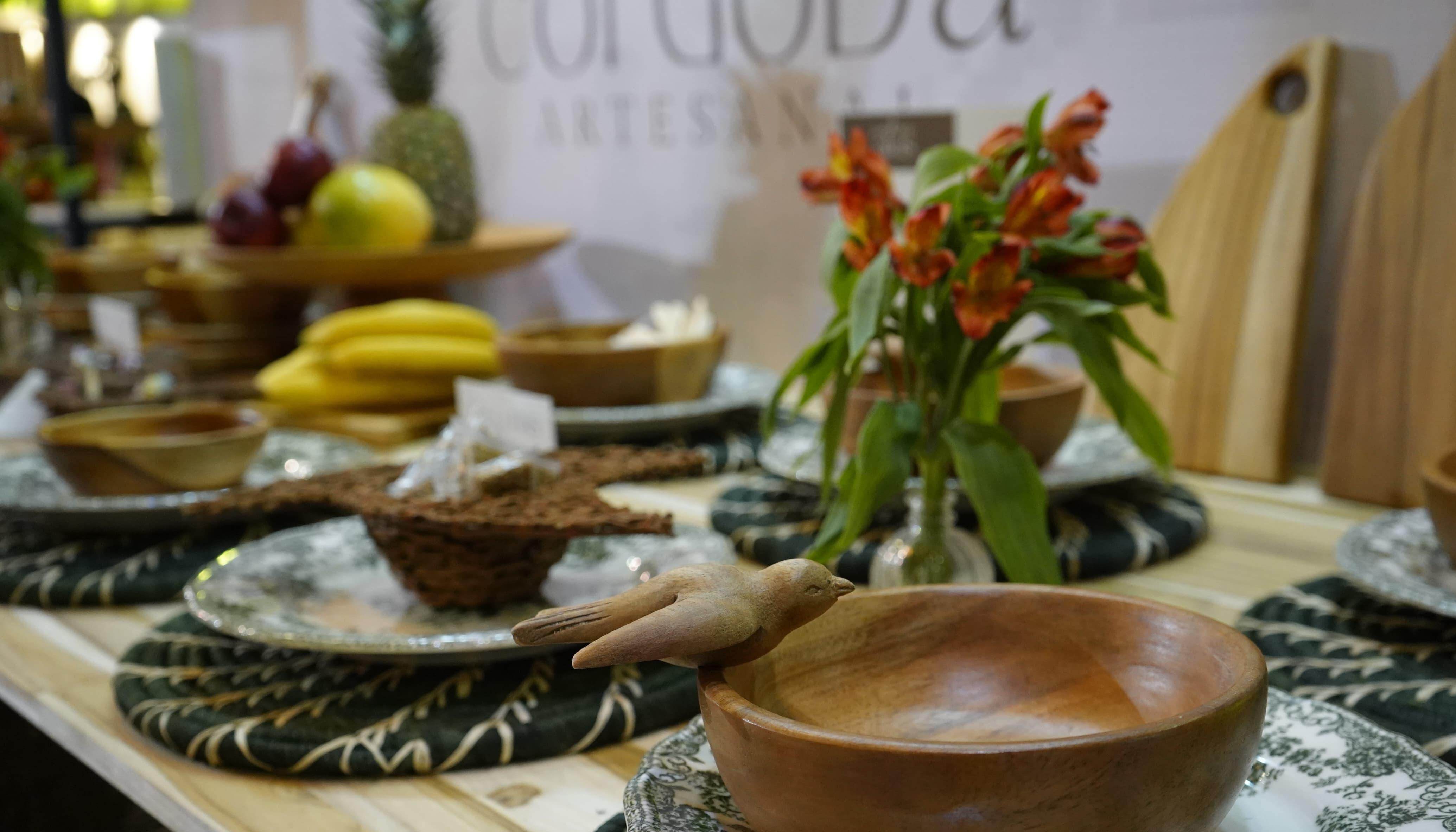 Artesanías hechas a mano en AMA. 