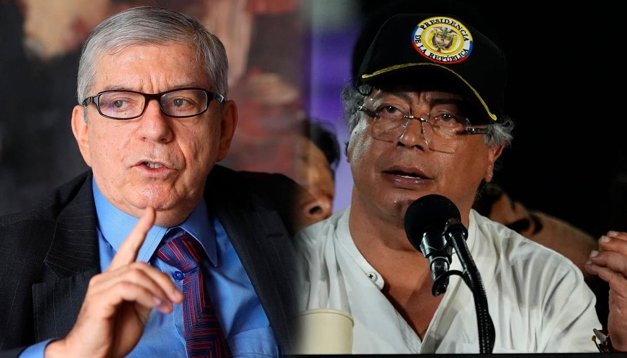 César Gaviria y Gustavo Petro.