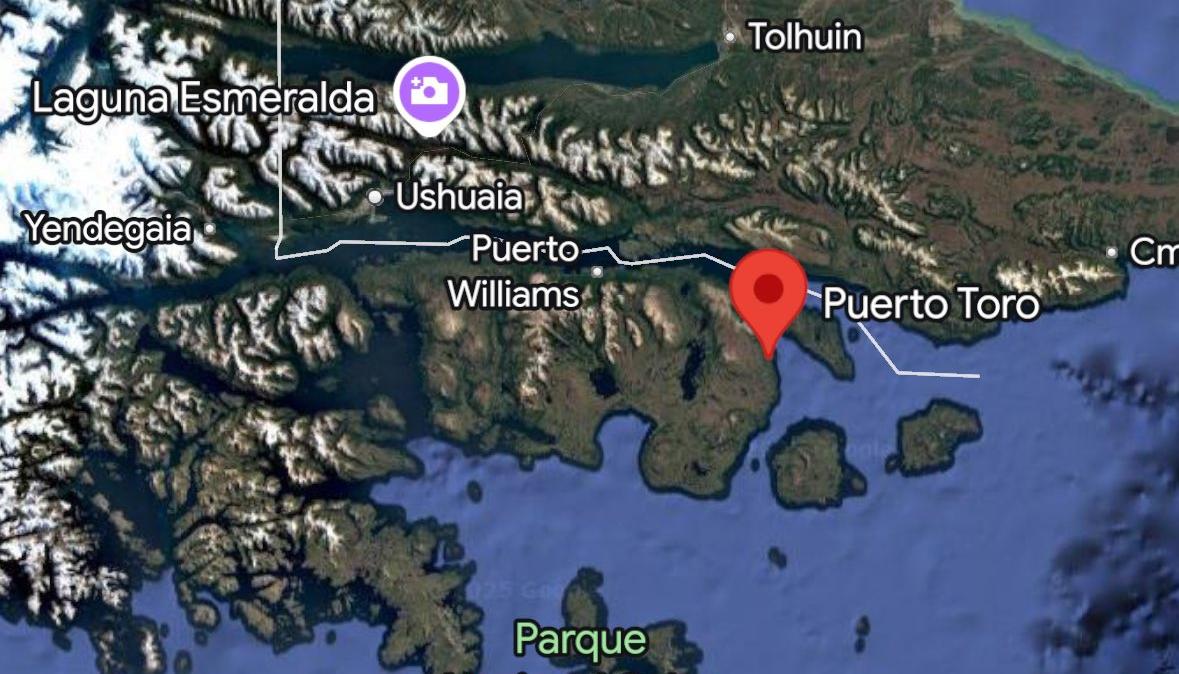 Alerta de tsunami en el sur de Puerto Williams.