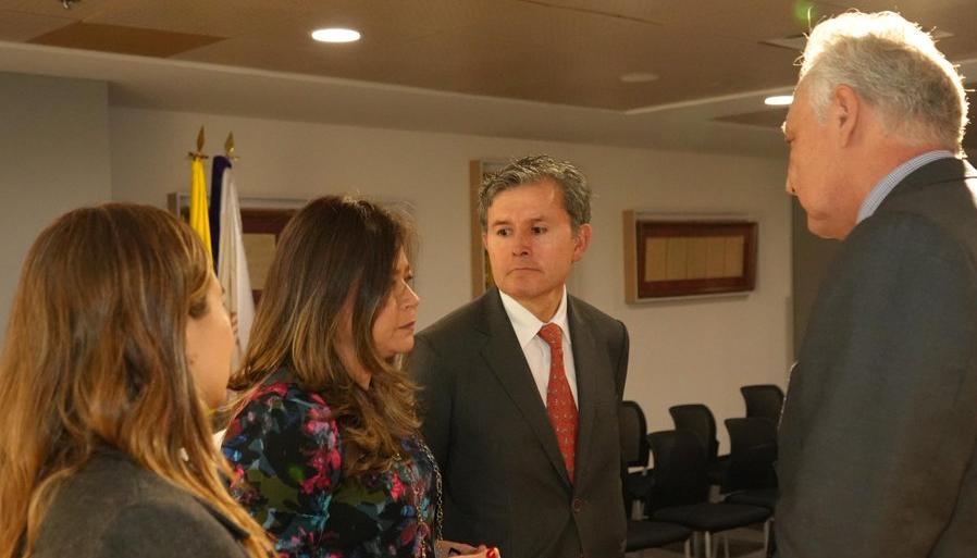 La Ministra de Transporte, María Fernanda Rojas.