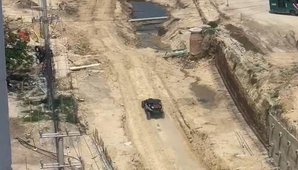 Imagen de la cuatrimoto.