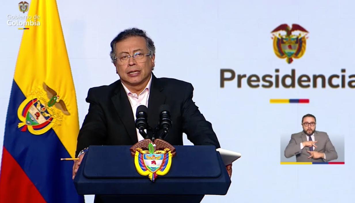 Gustavo Petro, Presidente de Colombia. 
