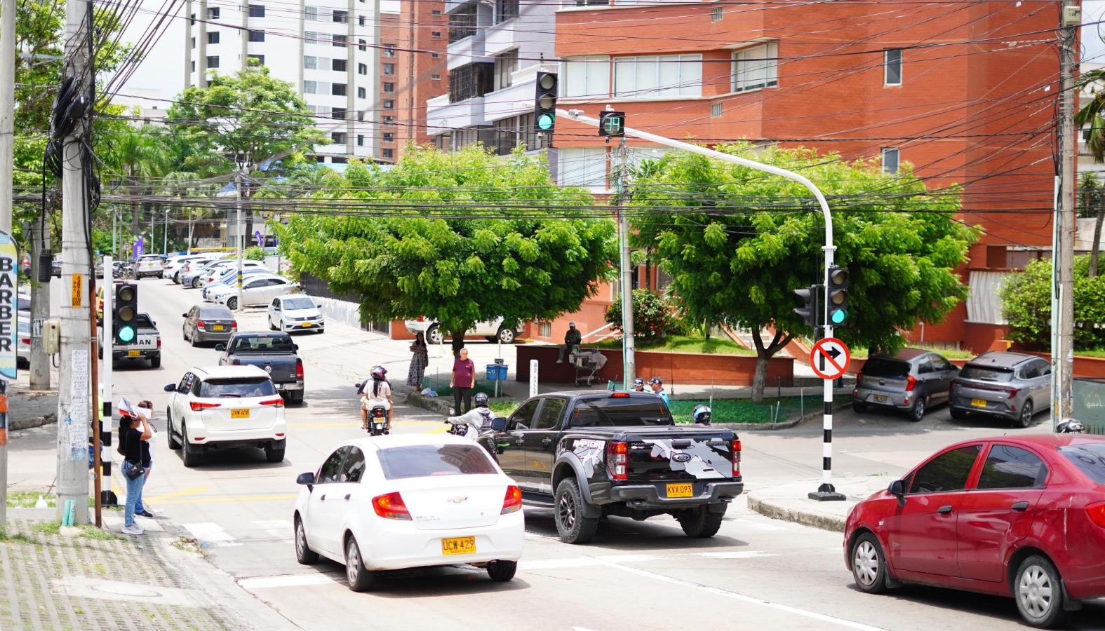 Laboratorio vial en la carrera 51B con calle 82.