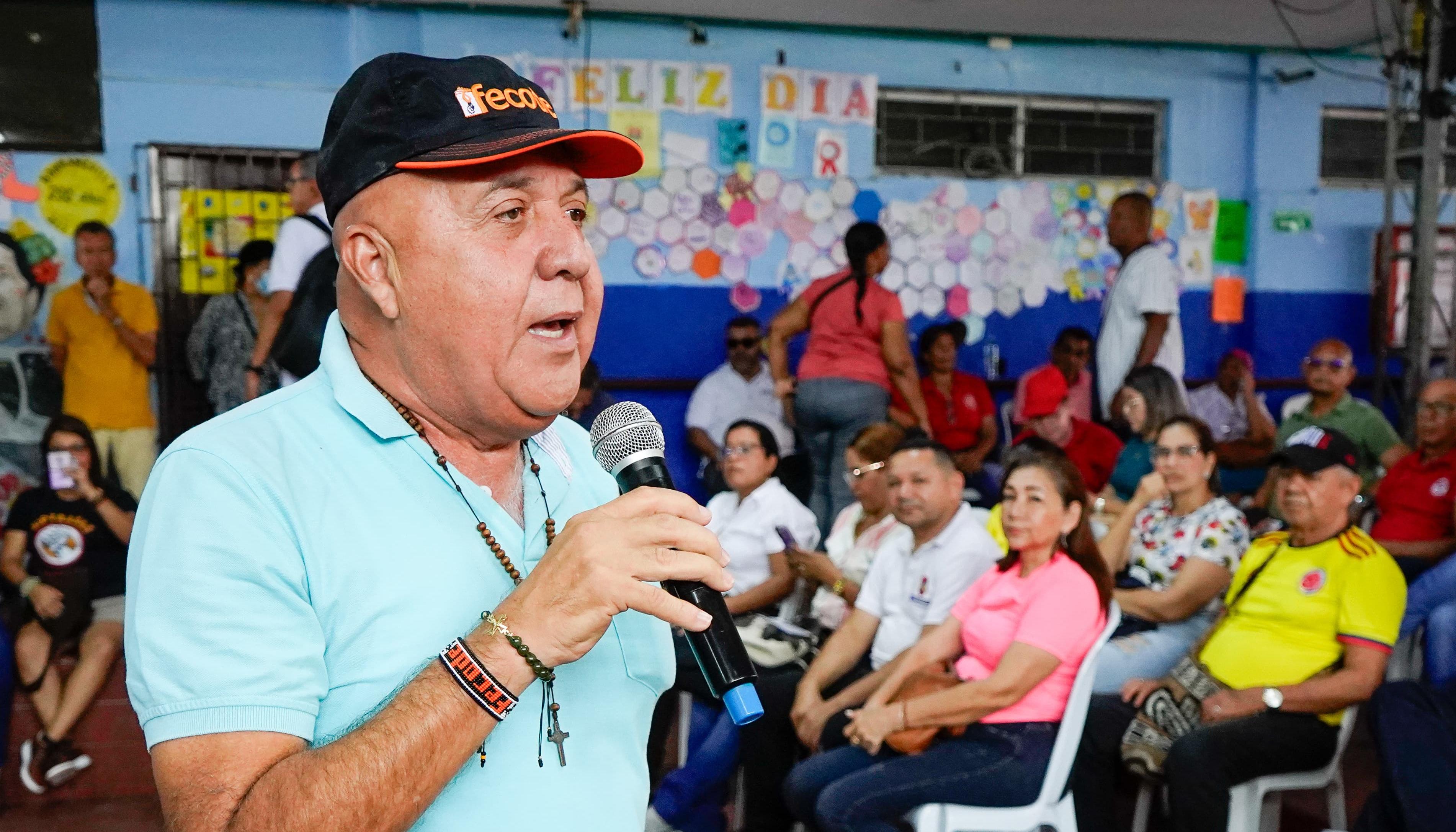 Luis Grimaldo, tesorero de Fecode.