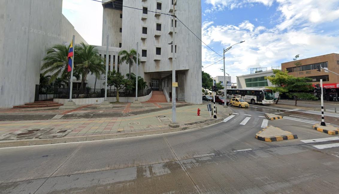 Sector donde se registraron los hechos. 