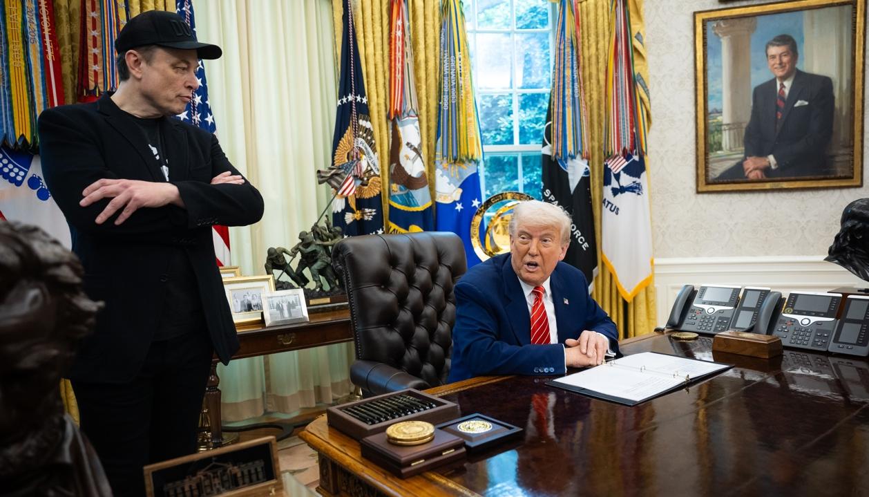Elon Musk y Donald Trump.