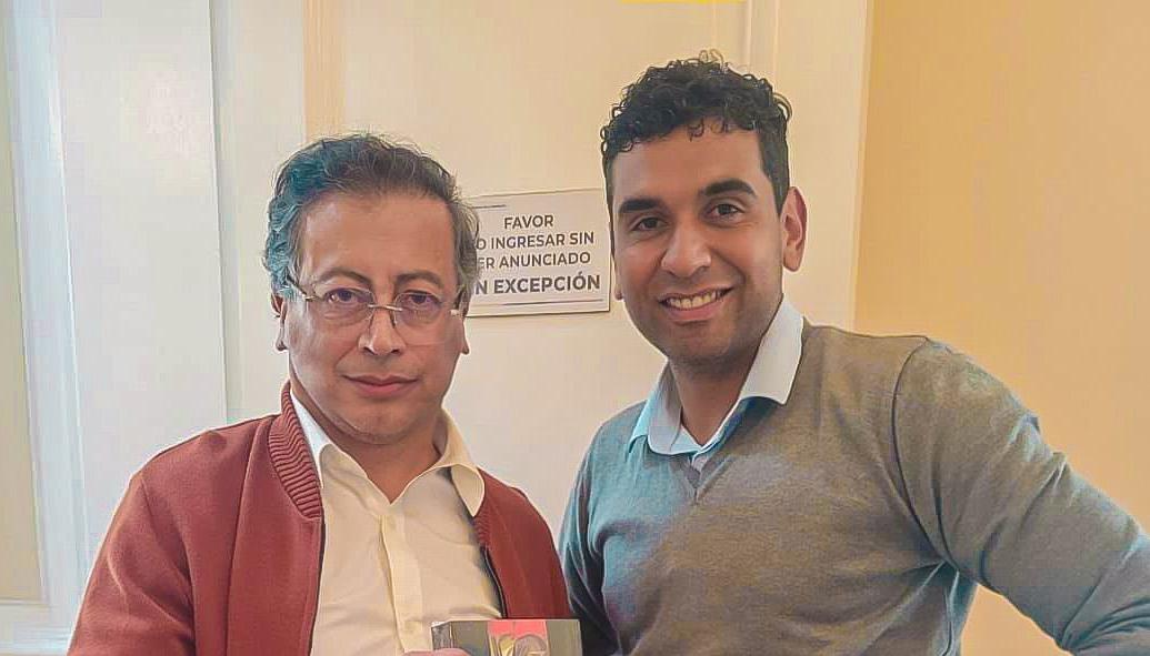Gustavo Petro y David Racero.