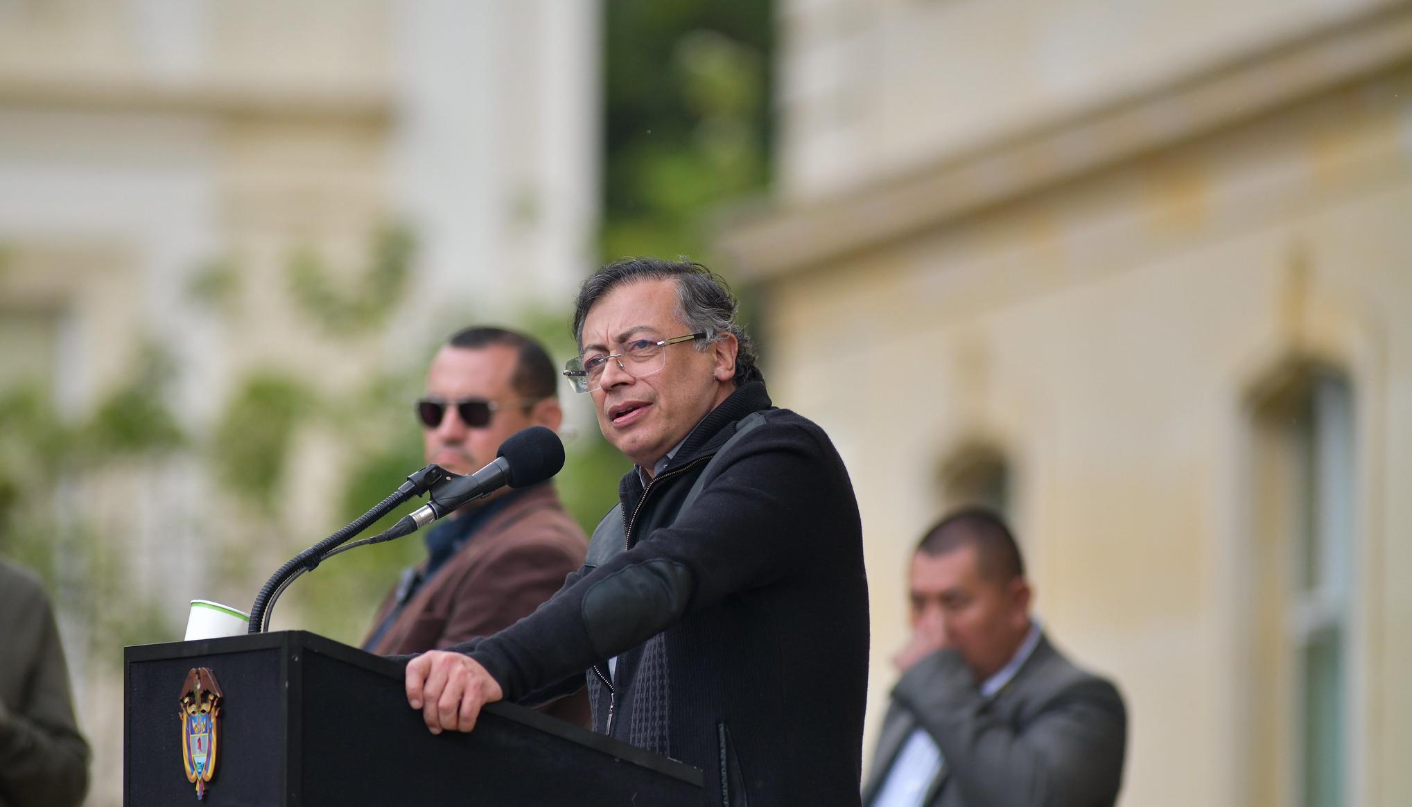 El Presidente Gustavo Petro.
