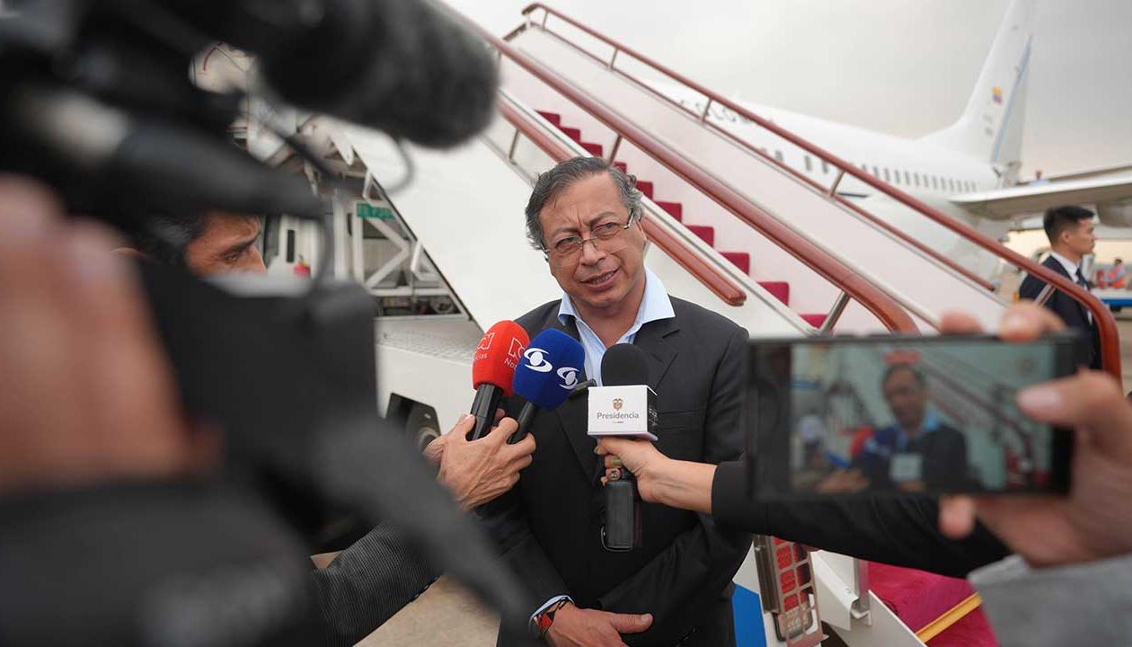 El Presidente Gustavo Petro.