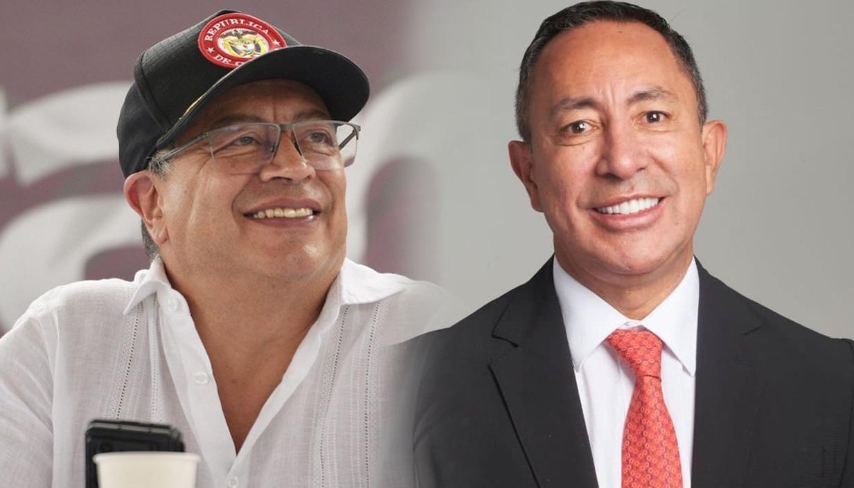 Gustavo Petro y Ricardo Roa.