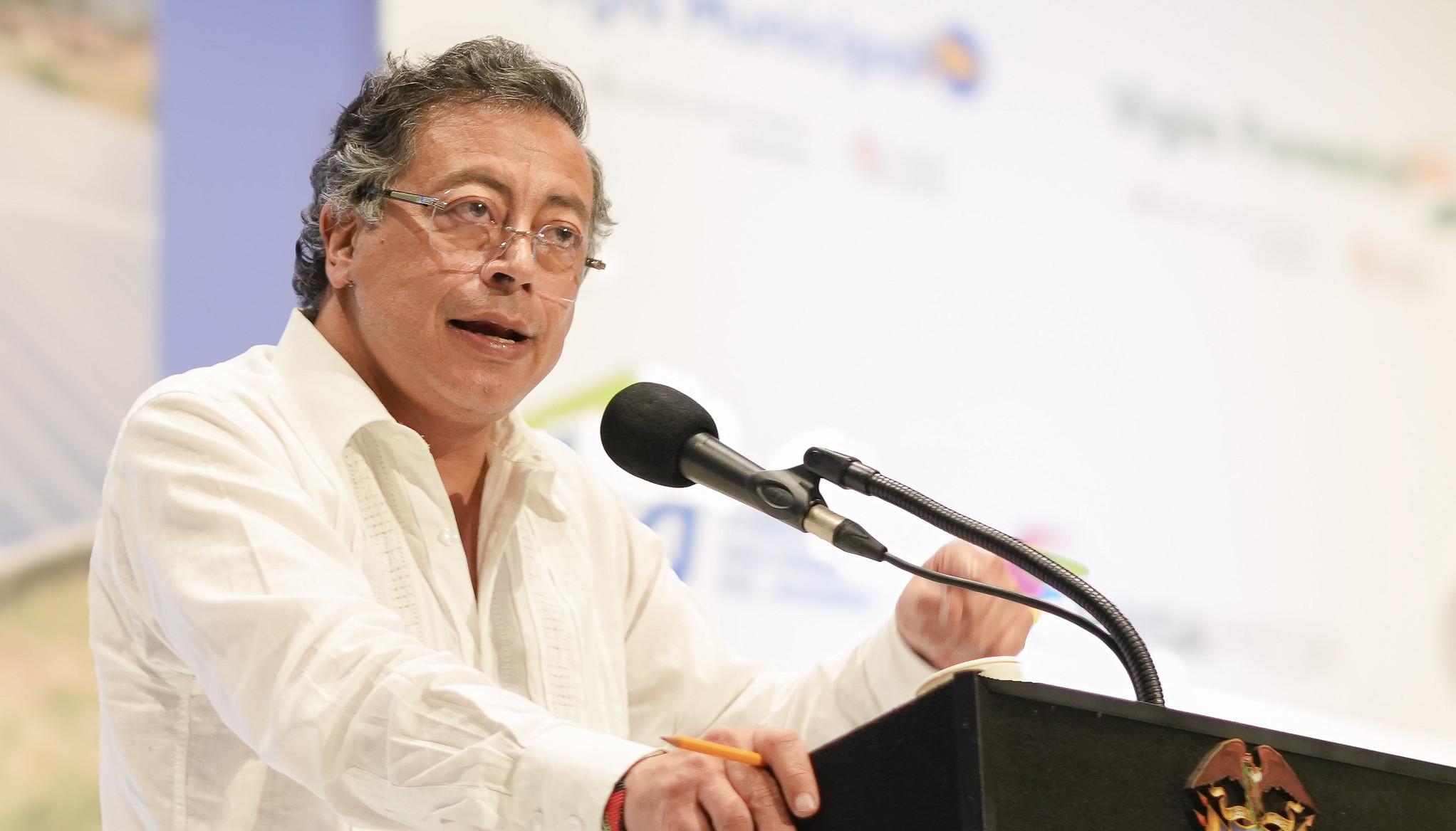 El Presidente Gustavo Petro.