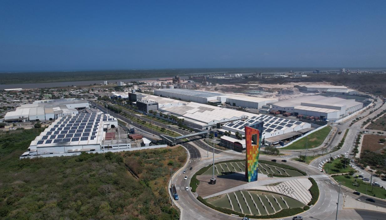 Planta de Tecnoglass.