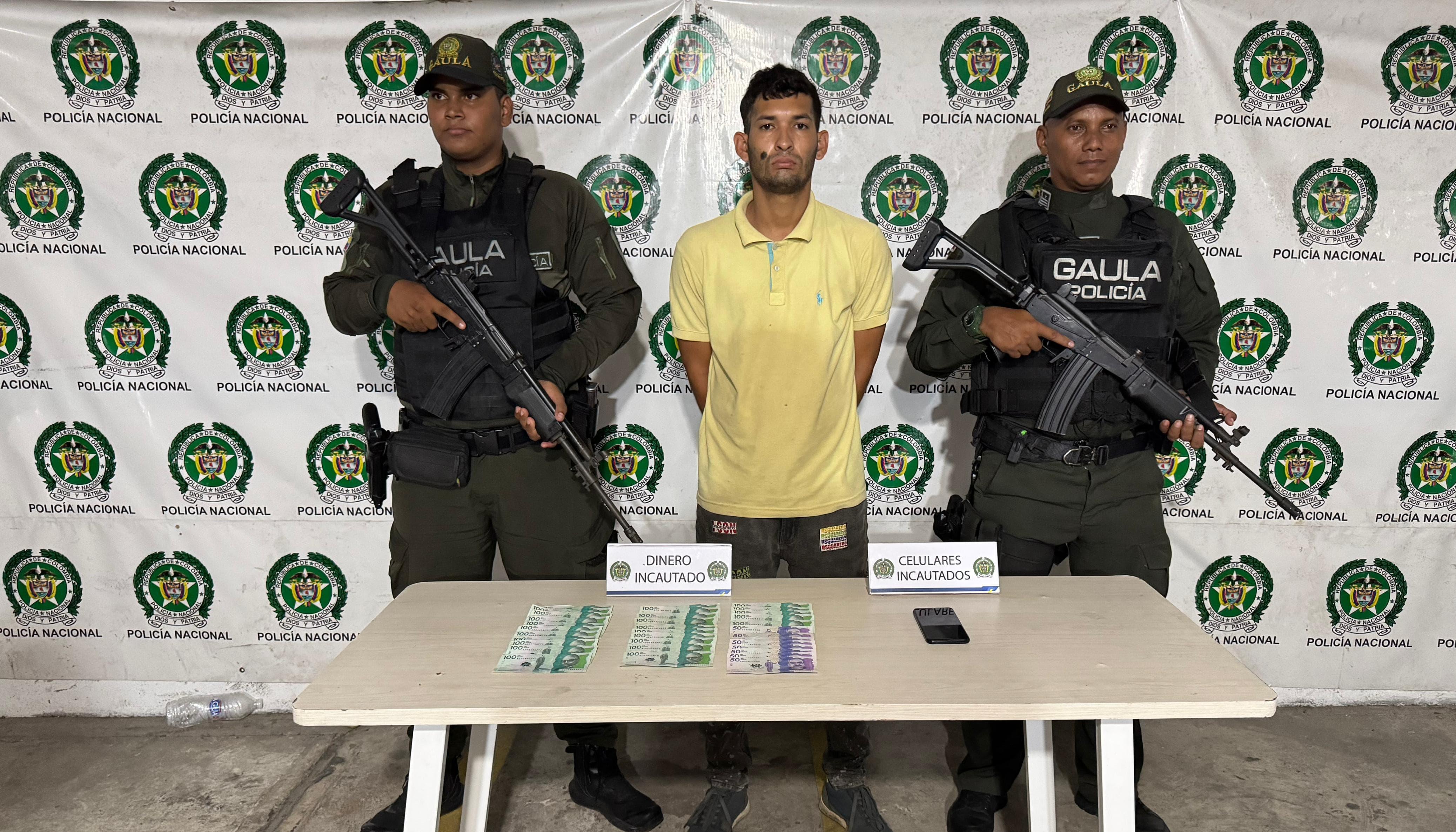 Presunto extorsionista capturado en El Campito