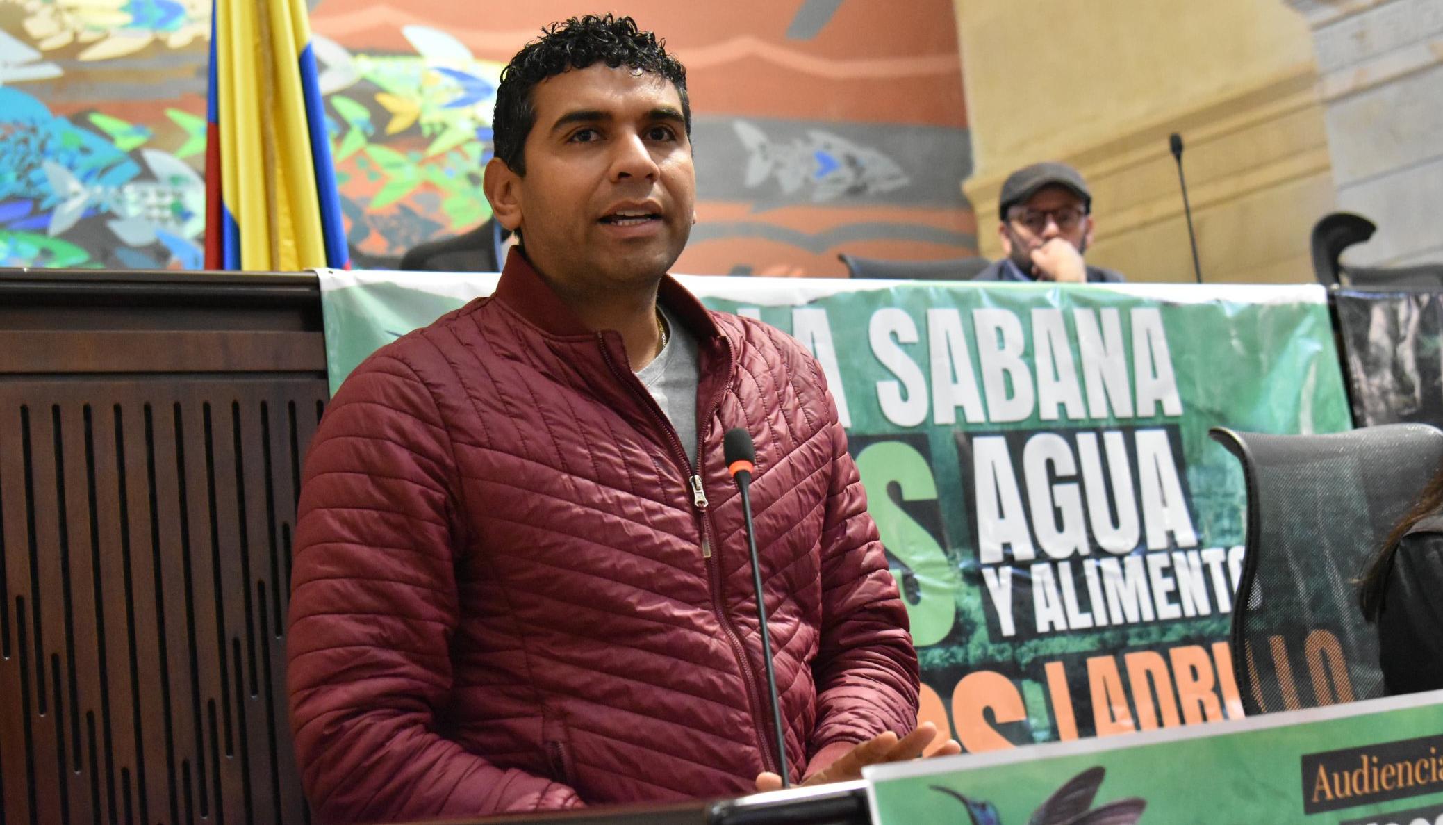 El representante a la Cámara, David Racero.