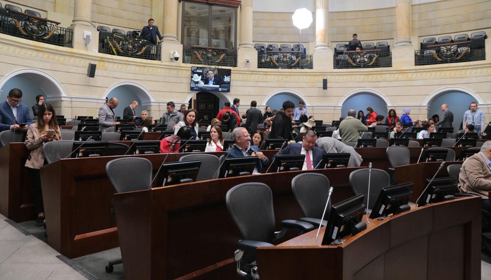 Plenario del Senado de la República.
