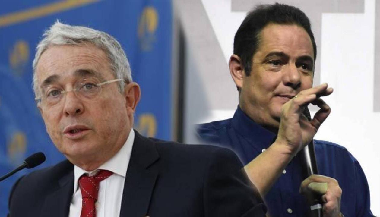 Álvaro Uribe y Germán Vargas Lleras.