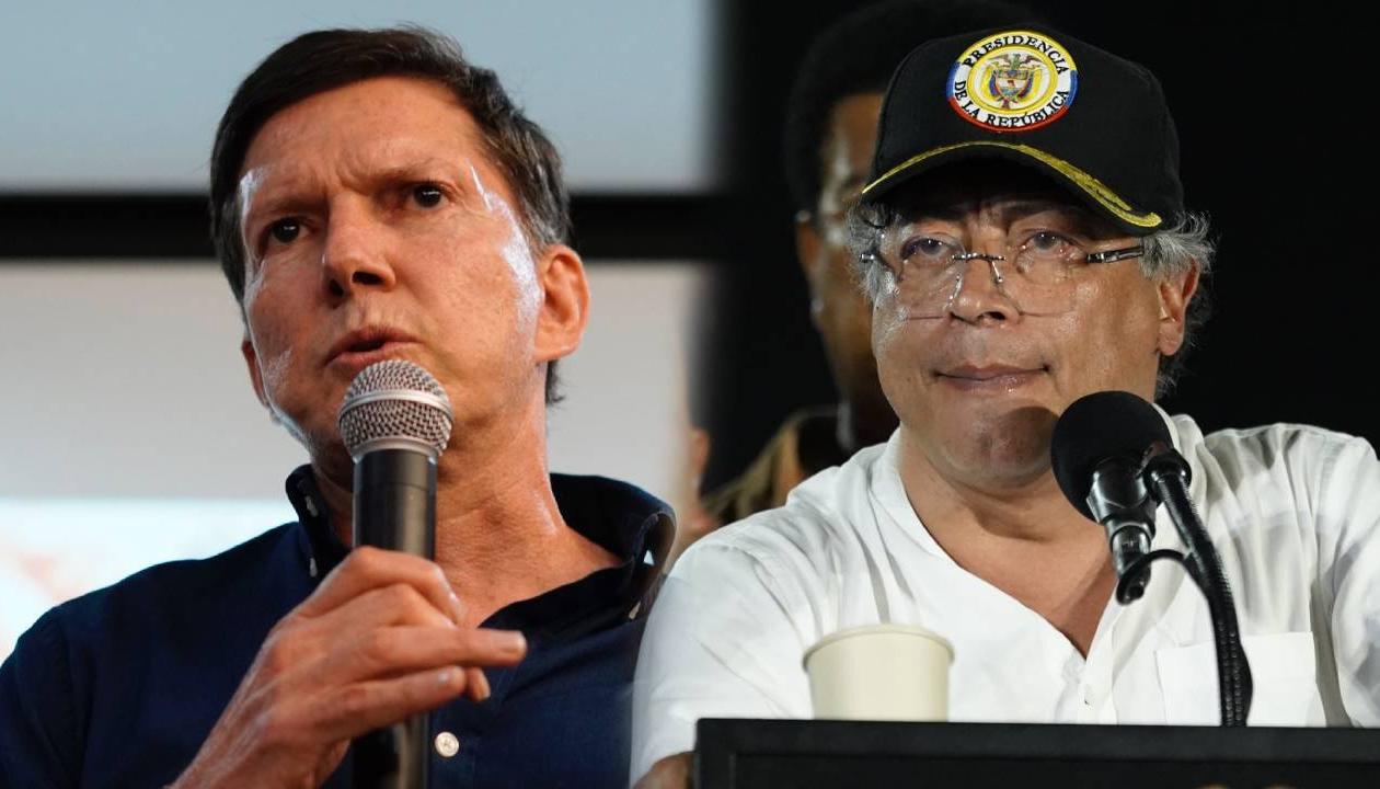 Wilson Ruiz y el Presidente Gustavo Petro.