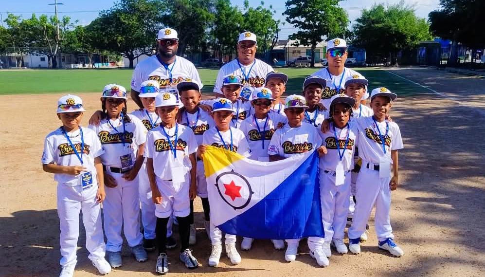 Representativo de Bonaire, campeón del Premundial U9 de Pony Béisbol.