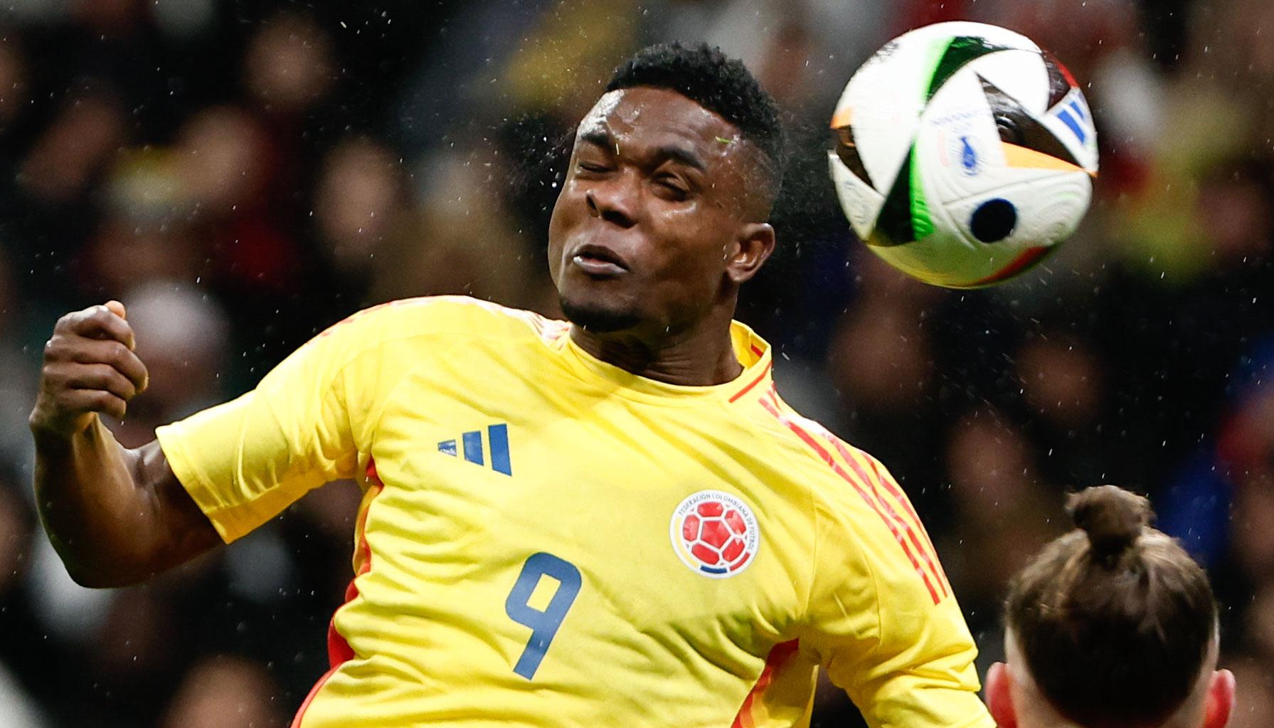 Jhon Córdoba, delantero de la Selección Colombia.