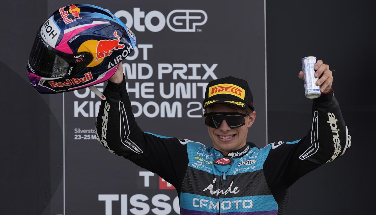 David Alonso, piloto colombiano de motociclismo. 