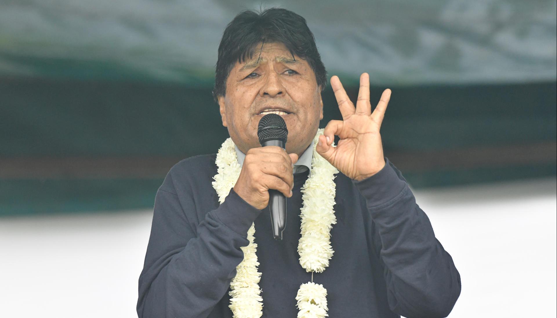 Evo Morales, expresidente de Bolivia.