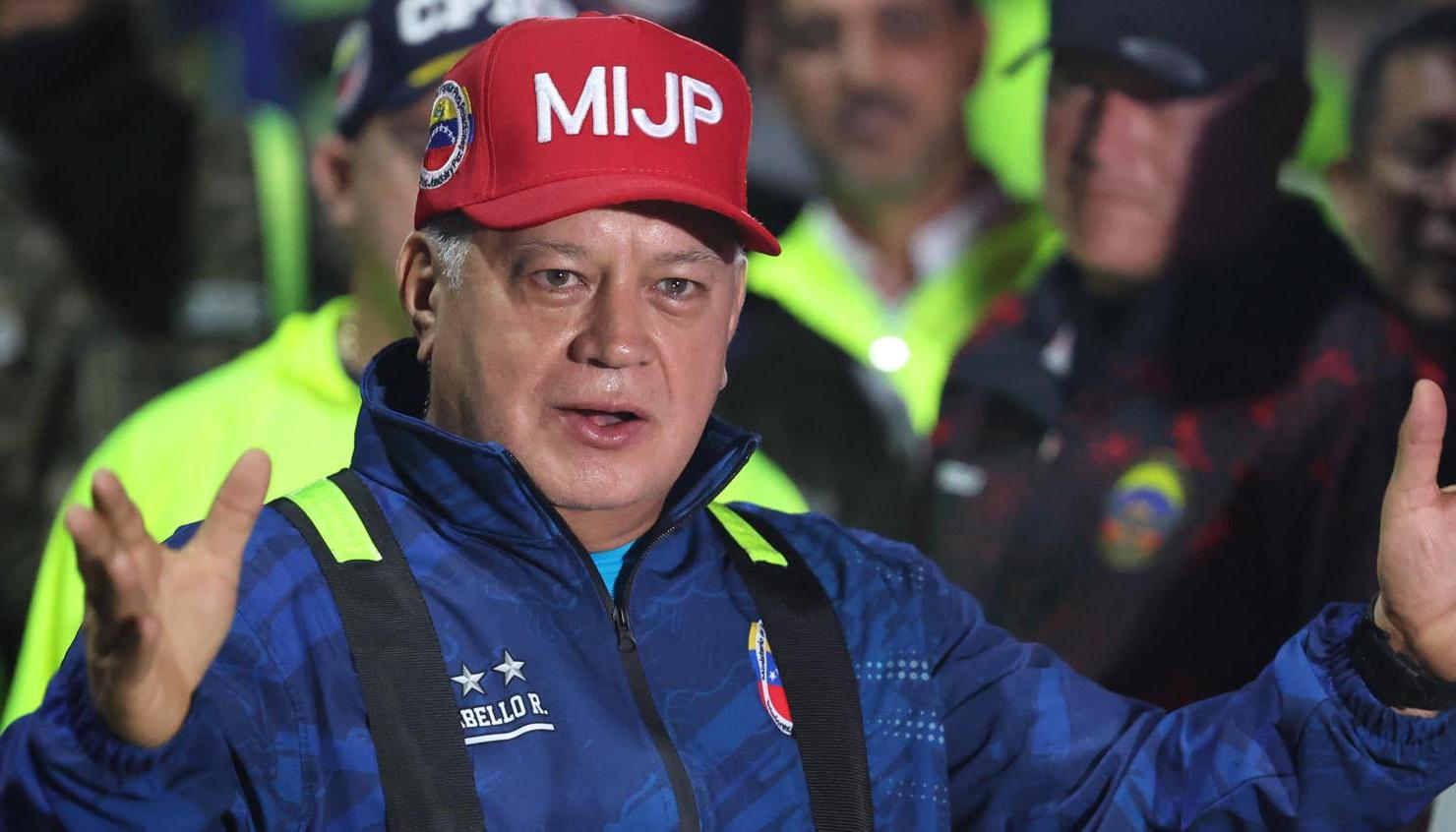 Diosdado Cabello, Ministro de Interior y Justicia de Venezuela.