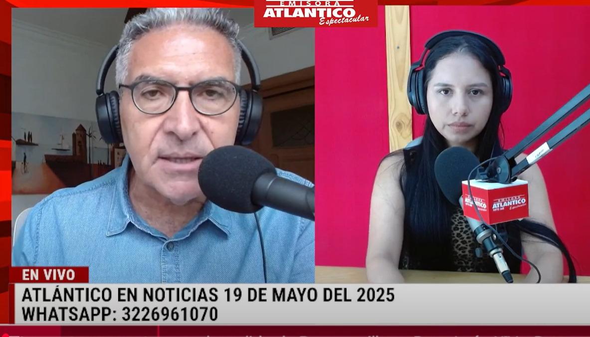 Transmisión de Atlántico en Noticias.