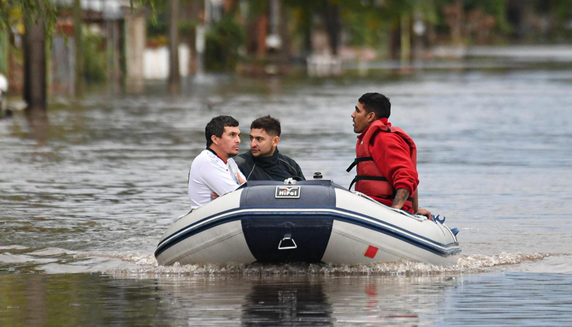 Inundaciones en la provincia de Buenos Aires.