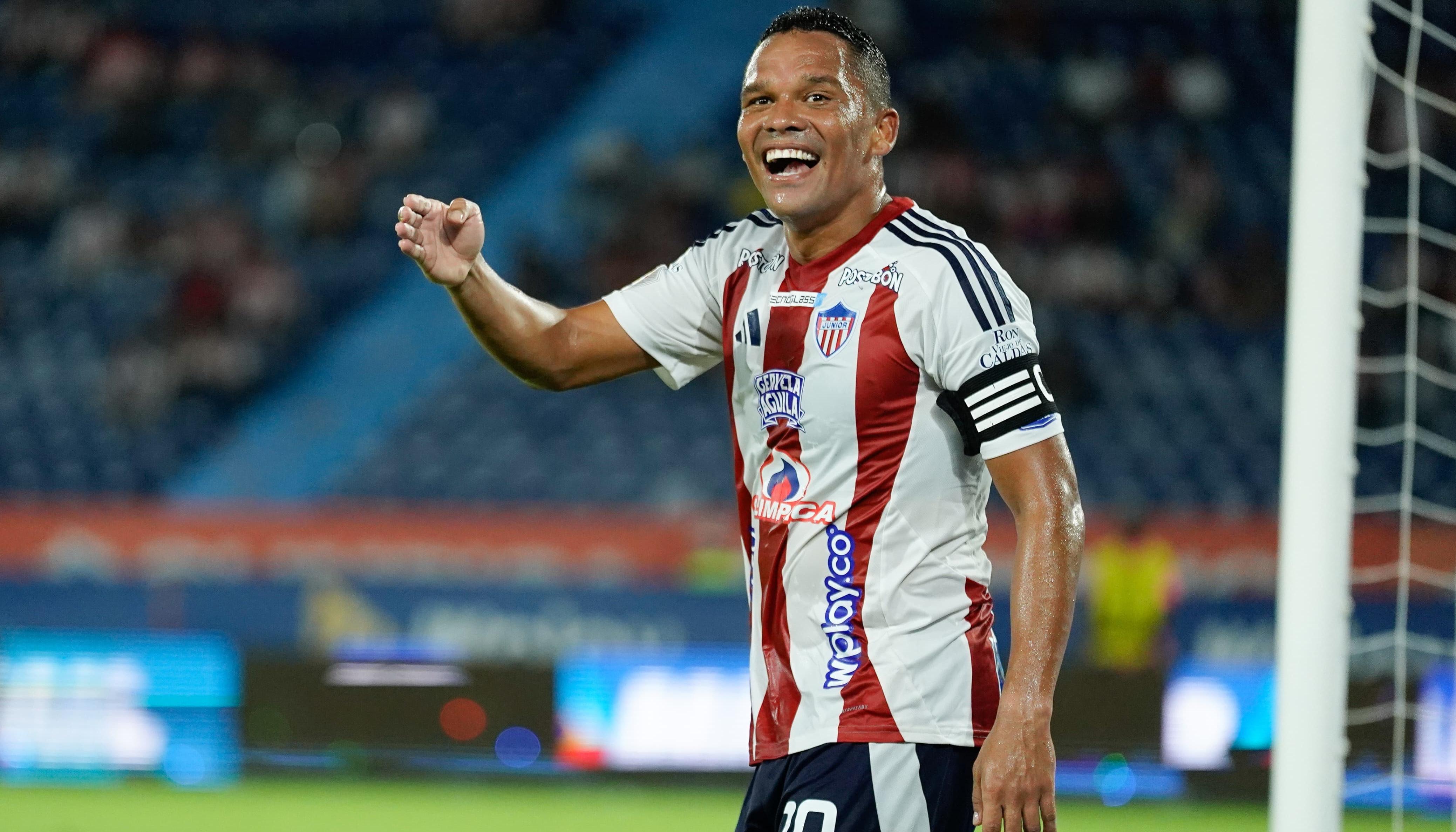 Carlos Bacca acumula 132 goles con la camiseta del Junior. 