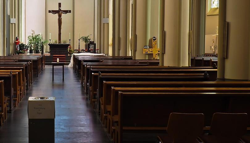 Aspecto de una iglesia católica. Imagen de referencia.