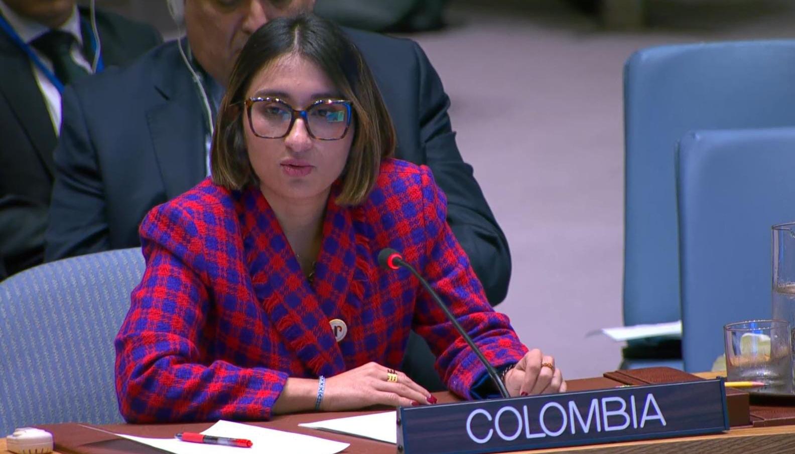 Laura Sarabia, canciller de Colombia.