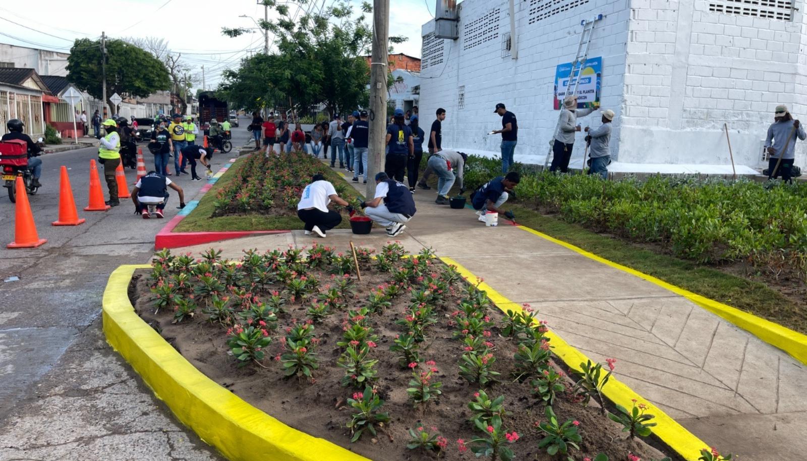 Espacio recuperado en La Ceiba.