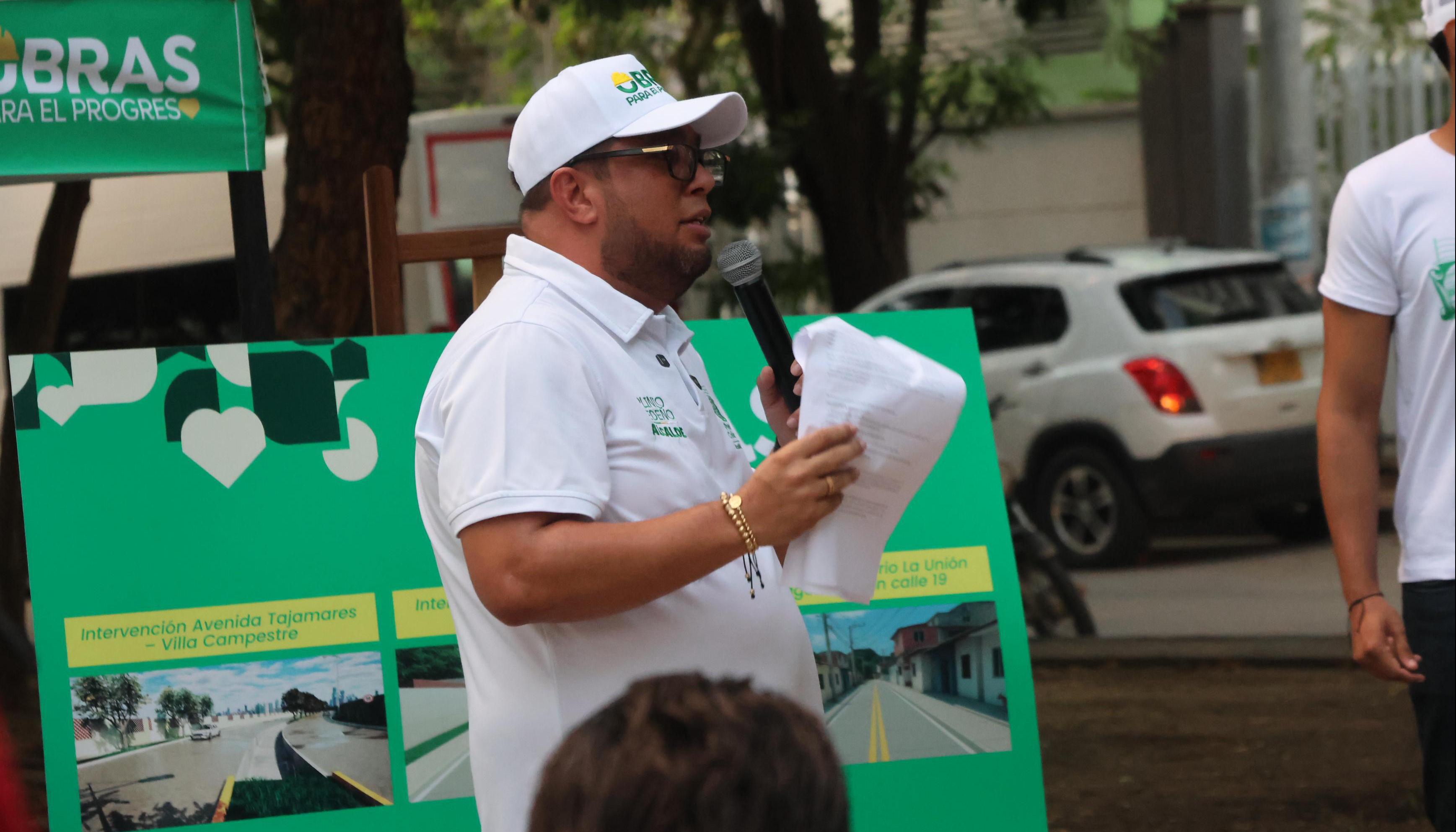 Plinio Cedeño, alcalde de Puerto Colombia.