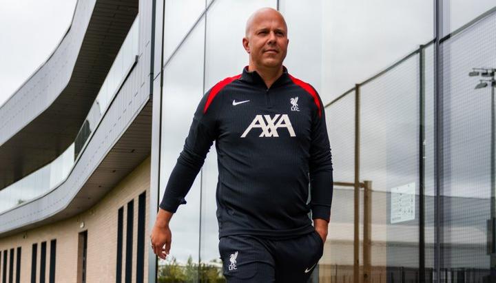 Arne Slot, entrenador del Liverpool. 