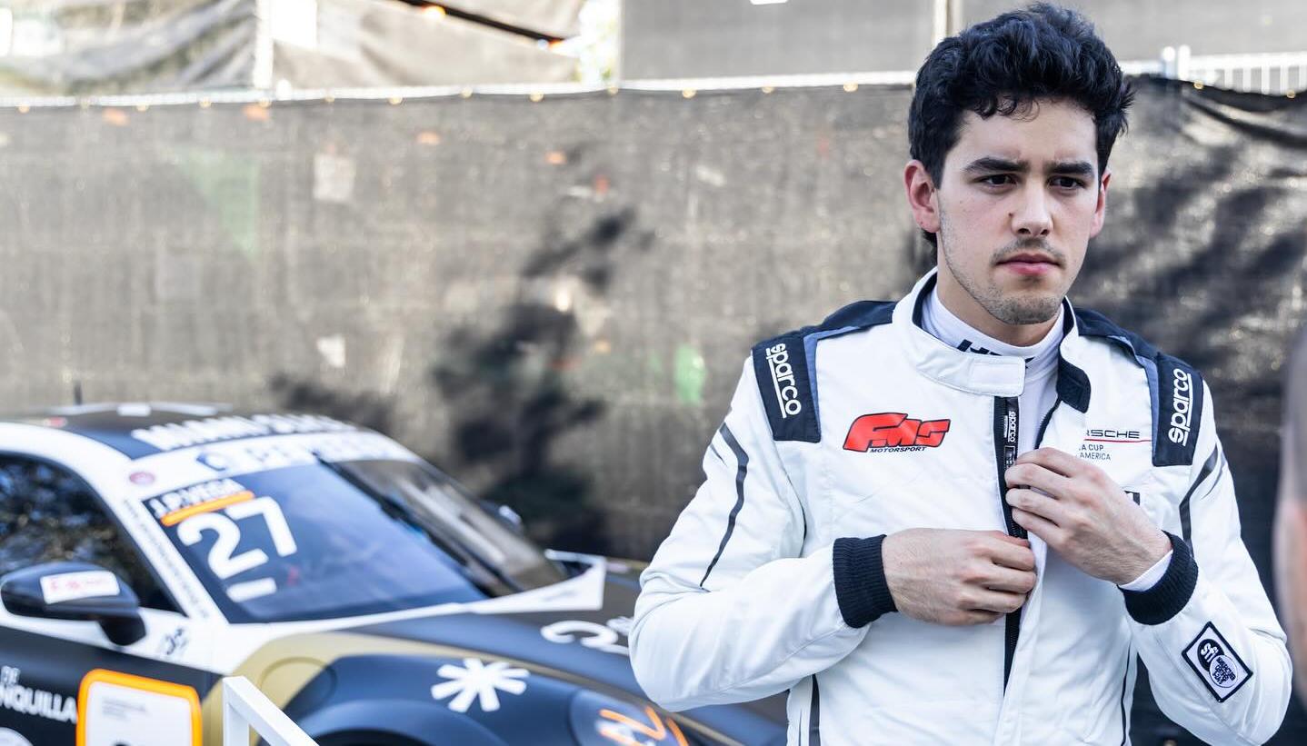 Juan Pablo Vega Dieppa, plioto barranquillero de automovilismo.