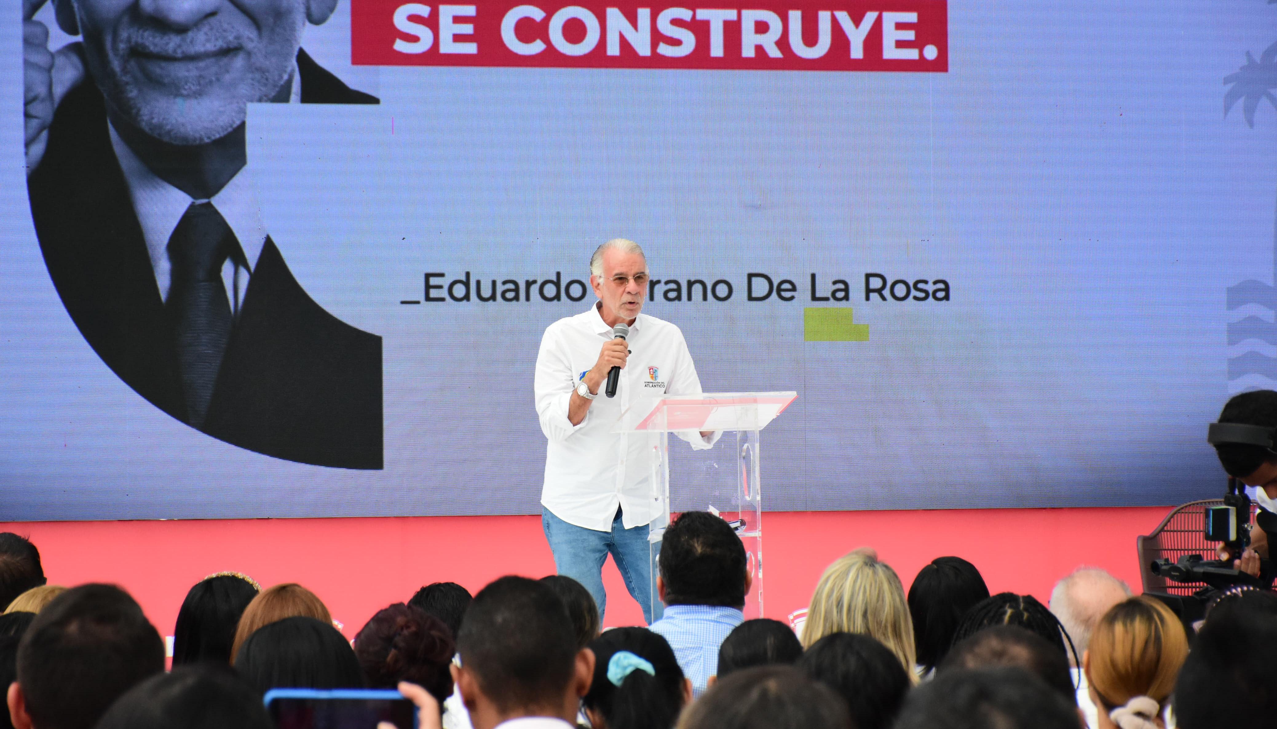 Eduardo Verano, gobernador del Atlántico.