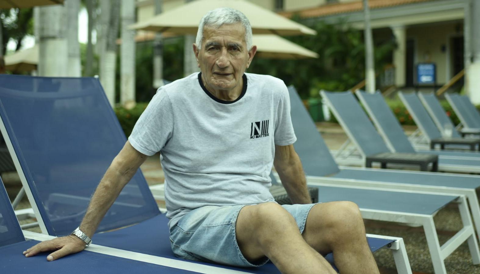 Juan Ramón Verón, en su última visita a Barranquilla, en 2021.