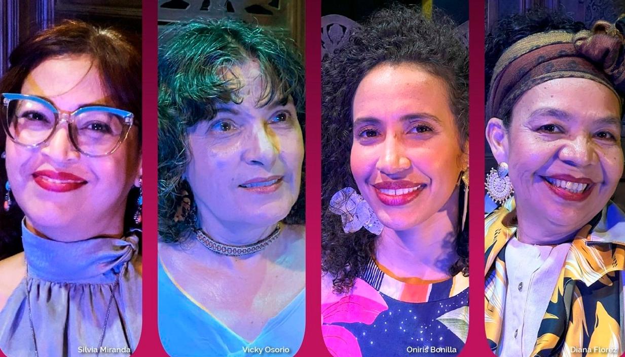 Silvia Miranda, Vicky Osorio, Oniris Bonilla y Dania Flórez. 