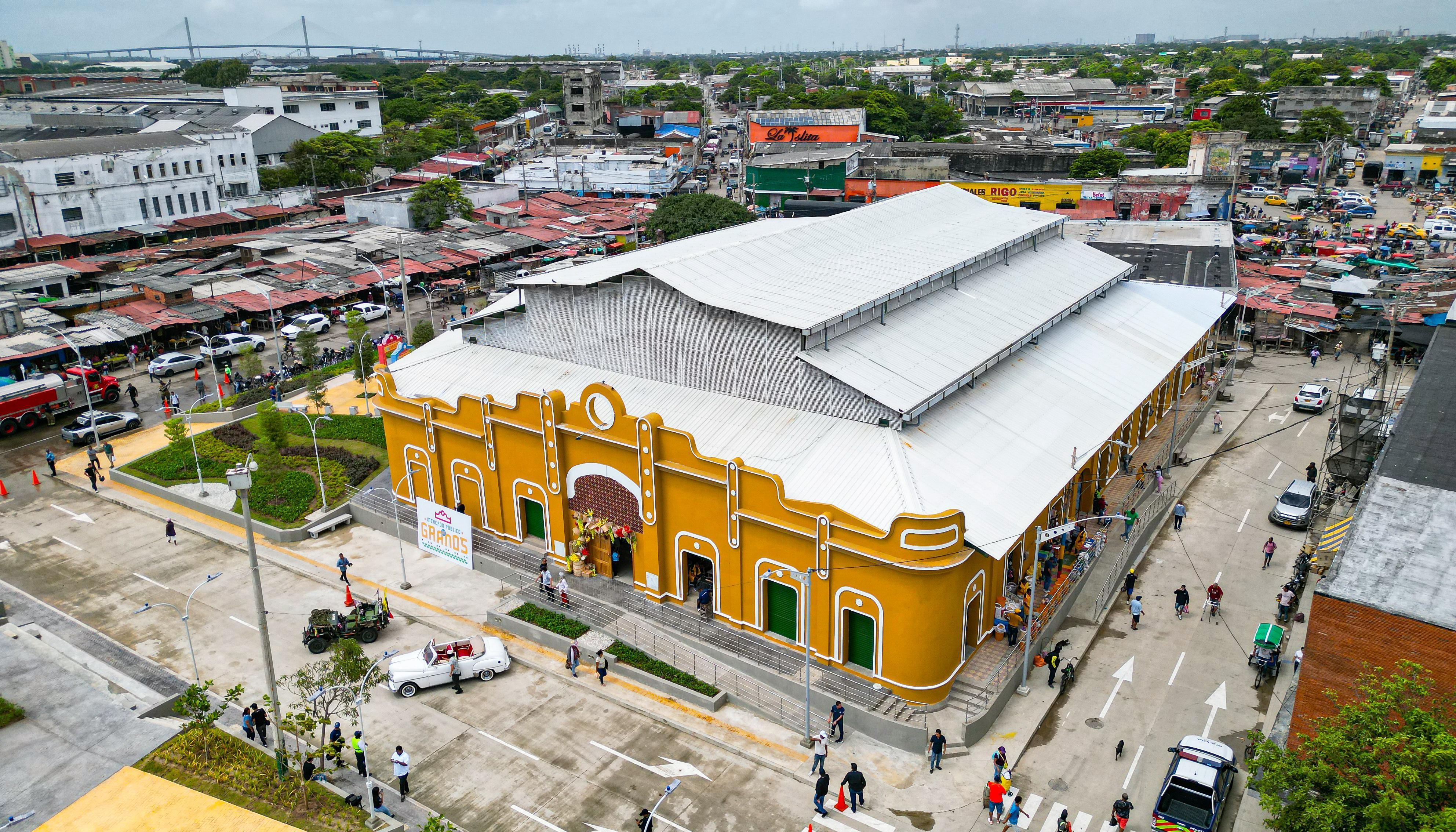 Mercado de granos en Barranquilla.