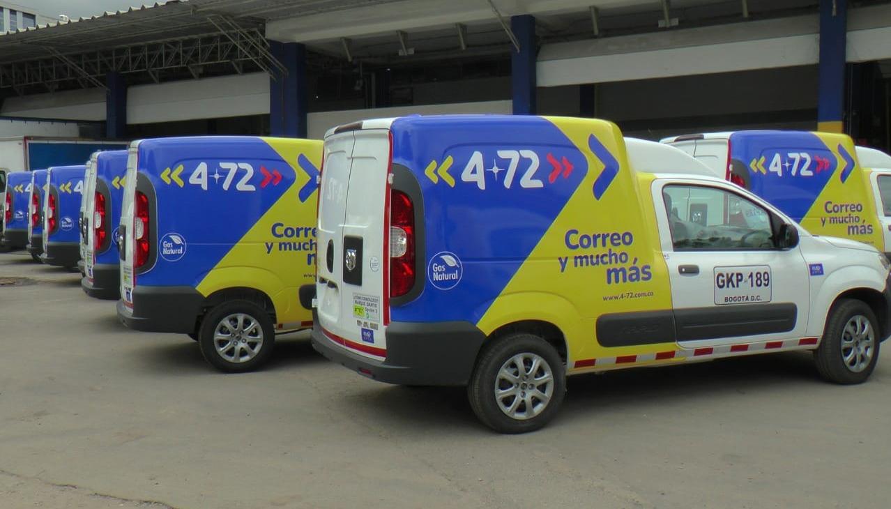 Vehículos del servicio postar 4-72.