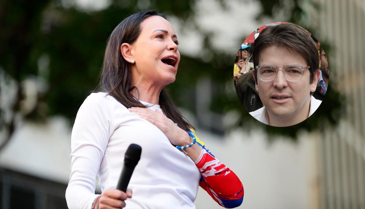 María Corina Machado se solidarizó con la situación que vive el precandidato presidencial. 