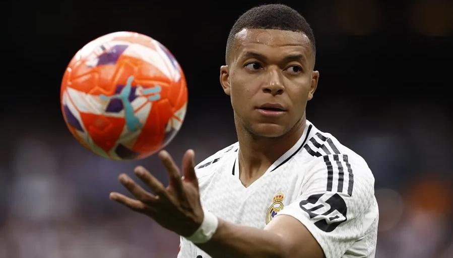 Delantero francés del Real Madrid Kylian Mbappé. 