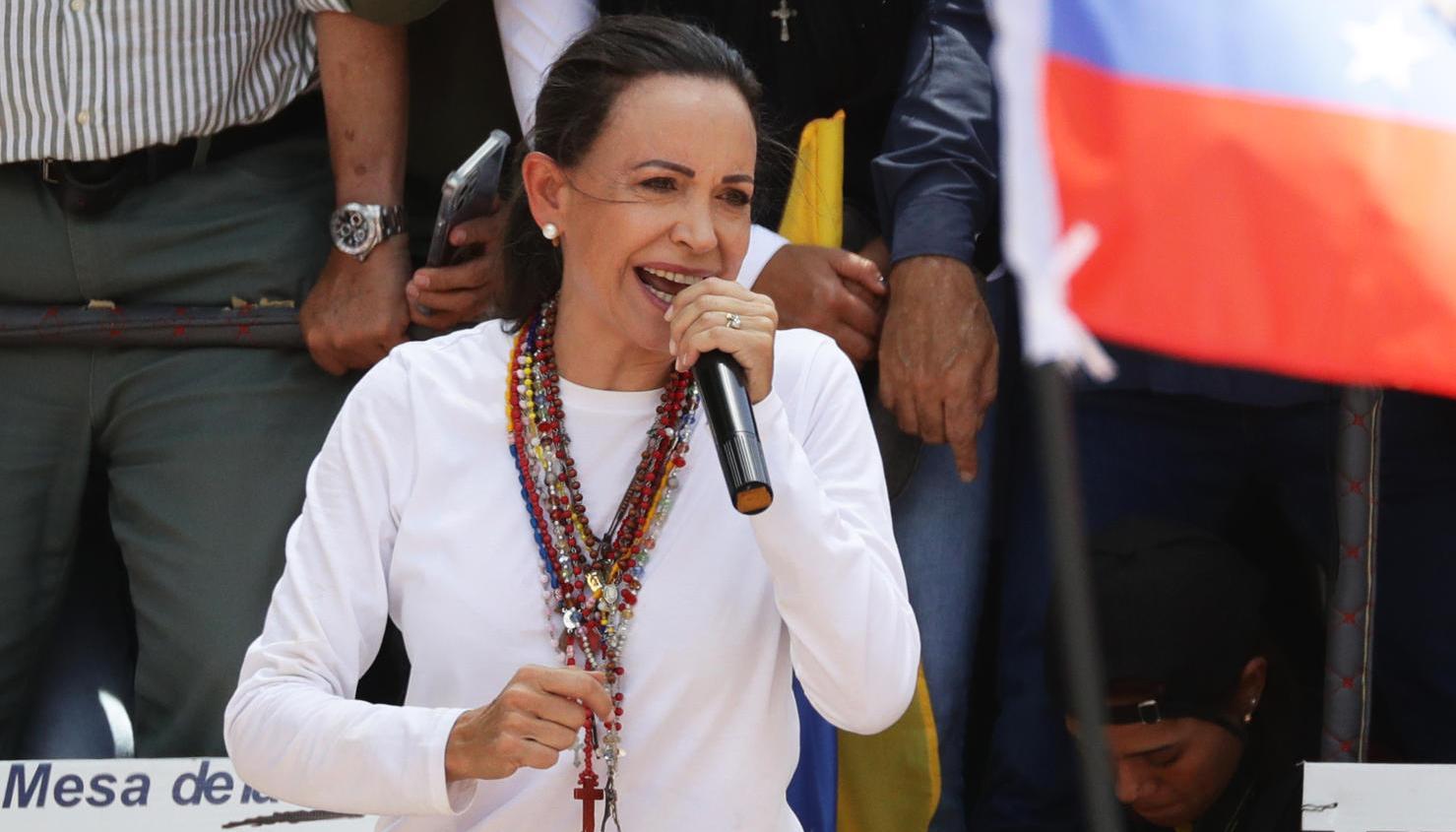 María Corina Machado, líder opositora venezolana.